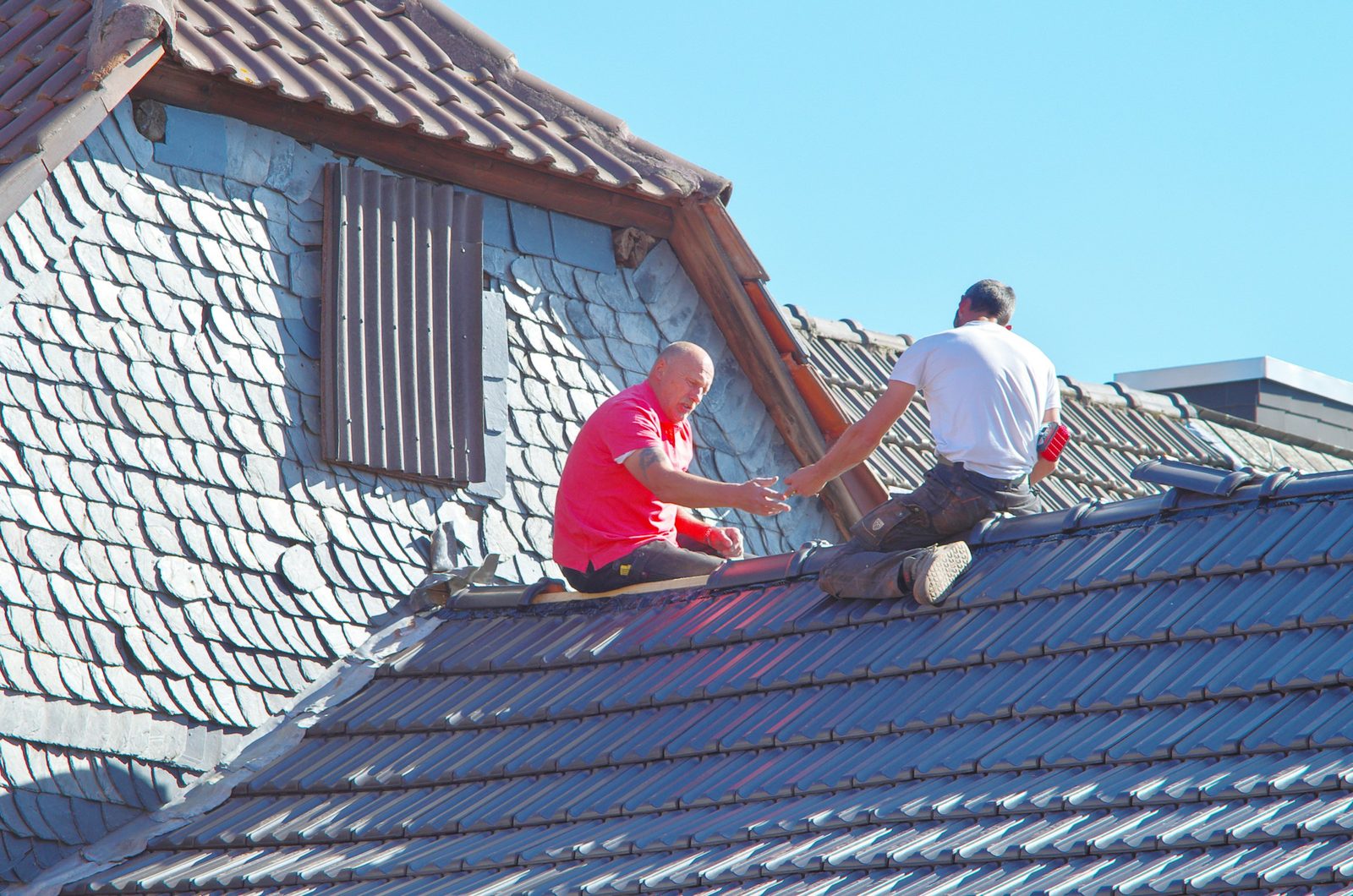 Slate dormer roof repair in Brussels